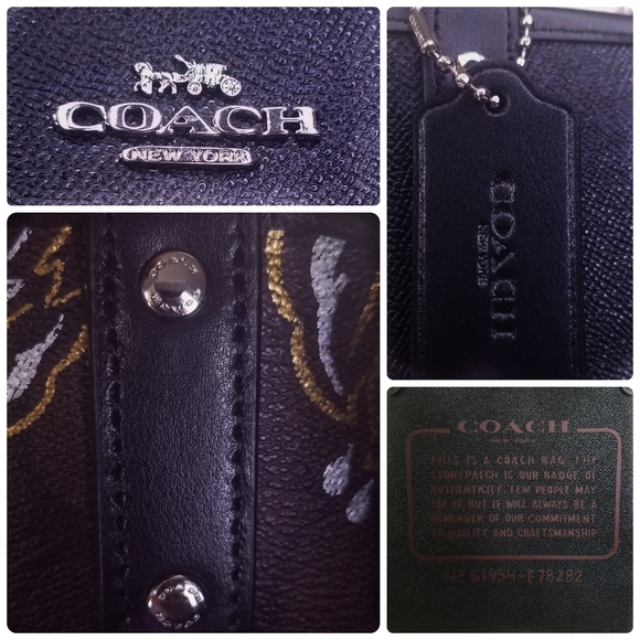 COACH 4 SET DESIGNER BAG MAKEUP CASE WALLET CHARM - Picture 8 of 12